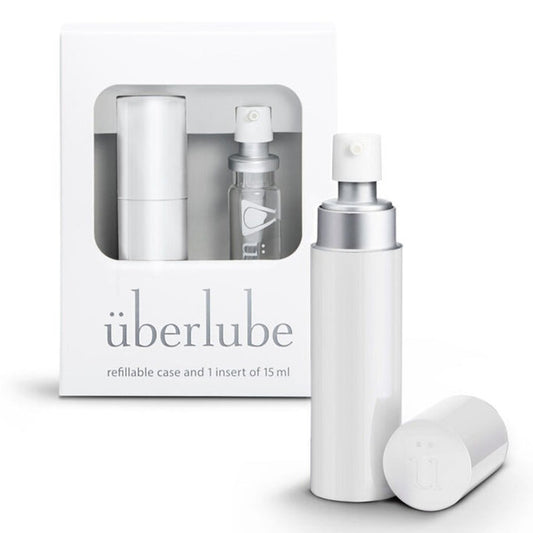 Uberlube Good-to-Go Personal Lubricant Spray Silicone Based Sex Lube White