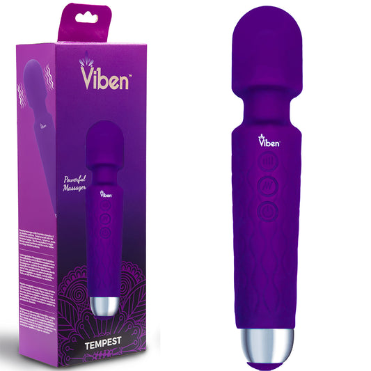 Viben Tempest Wand Body Massager POWERFUL Clitoral Stimulator Couples Sex Toy