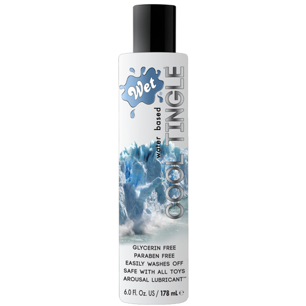 Wet Cool Tingle Arousing Water-Based Lubricant Sex Lube 6oz/178ml