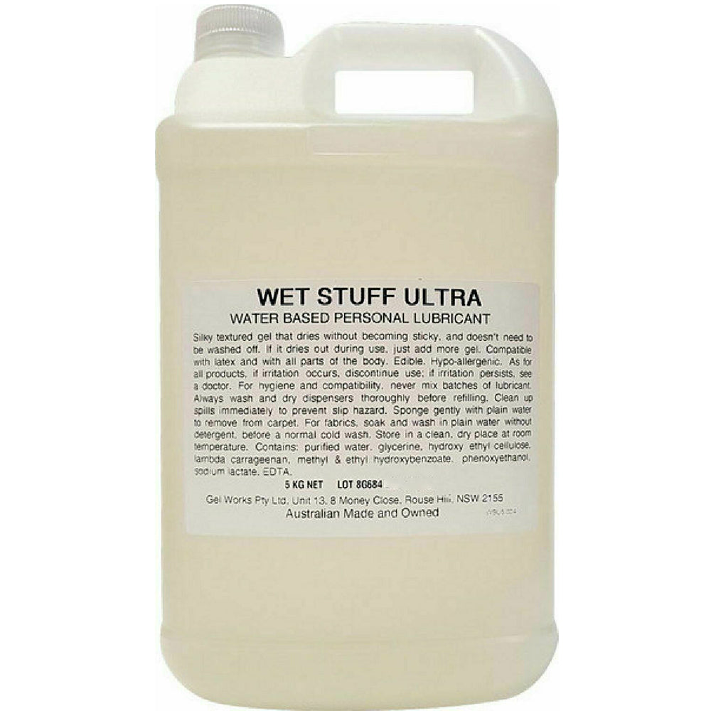 Wet Stuff Ultra 5kg Water-Based Personal Lubricant Sex Lube