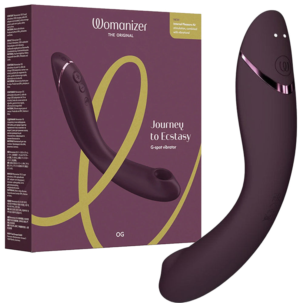 Womanizer OG Pleasure Air G-Spot Vibrator Aubergine