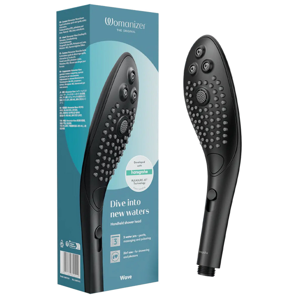 Womanizer Wave Clitoral Stimulation Shower Head Black