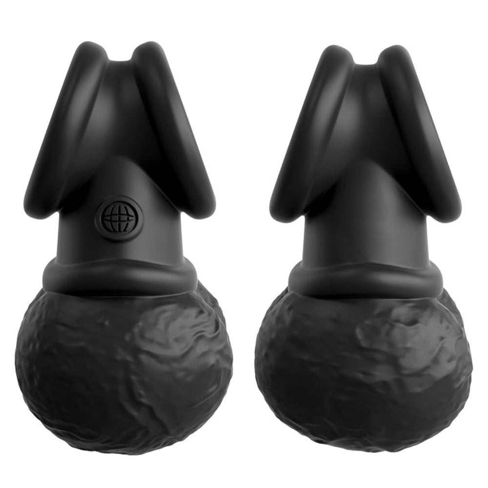 King Cock Elite The Crown Jewels Vibrating Balls Penis Dildo Ring USB Sex Toy