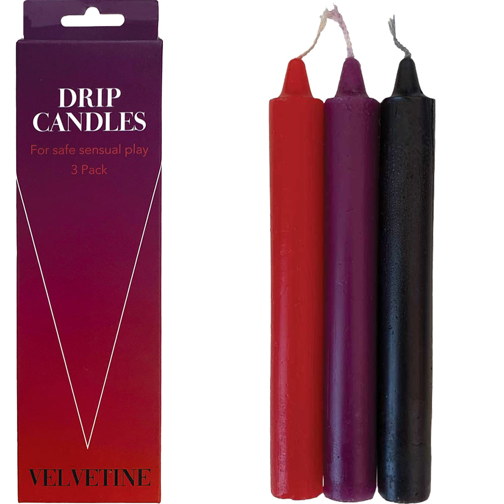 3 Pack BDSM Japanese Drip Candles Low Temperature Wax Play Bondage S&M Sex Toy