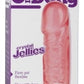 Vac-U-Lock Attachment - Crystal Jellies Dong Pink 8"