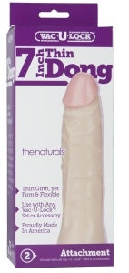 Vac-U-Lock Attachment - Natural Dong Thin 7"