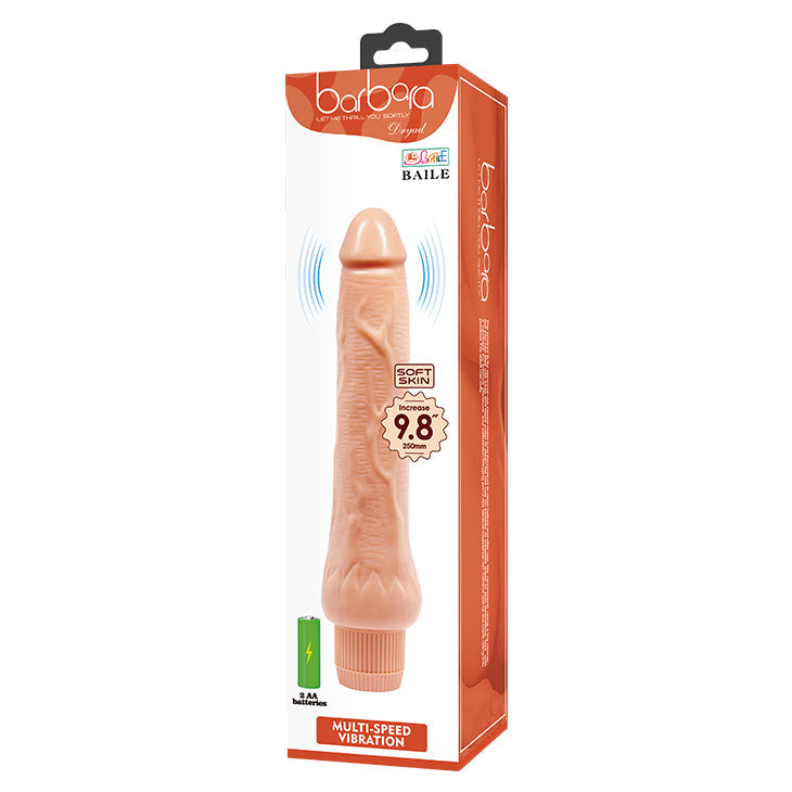 Baile Dryad 9.8" Realistic Veined Vibrating Dildo 25cm