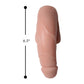 Large Bulge Soft Packer Dildo Light Skin Tone