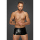 Snake Wetlook Short Shorts