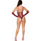 Dreamgirl Teddy w Gloves Burgundy