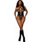 Dreamgirl Teddy w Chains Black