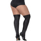 Thigh Highs Vinyl Gloss Black