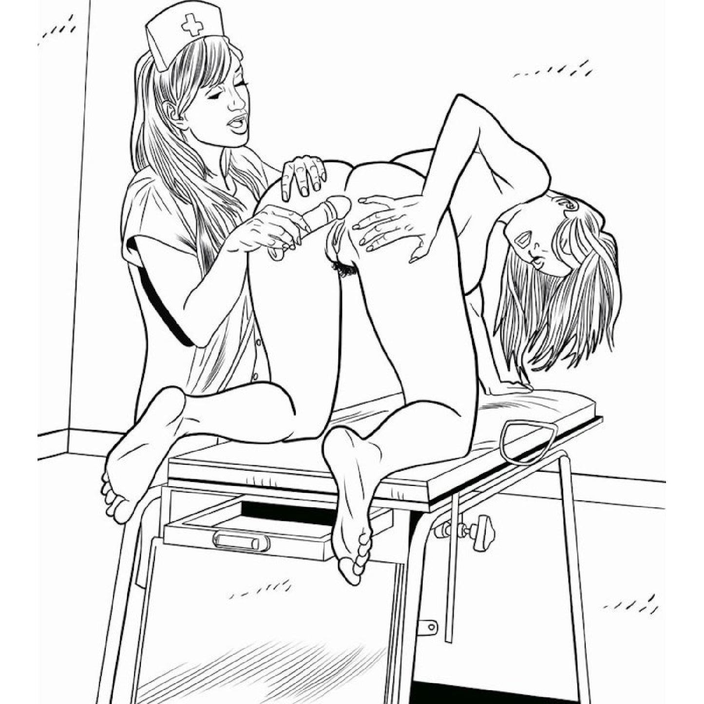 XXX Nurses Colouring Book