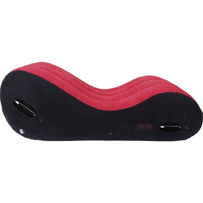 Large 1.5m Inflatable Suede Love Lounge with Handrail