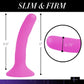 Pink Silicone Strap-On Dildo Small