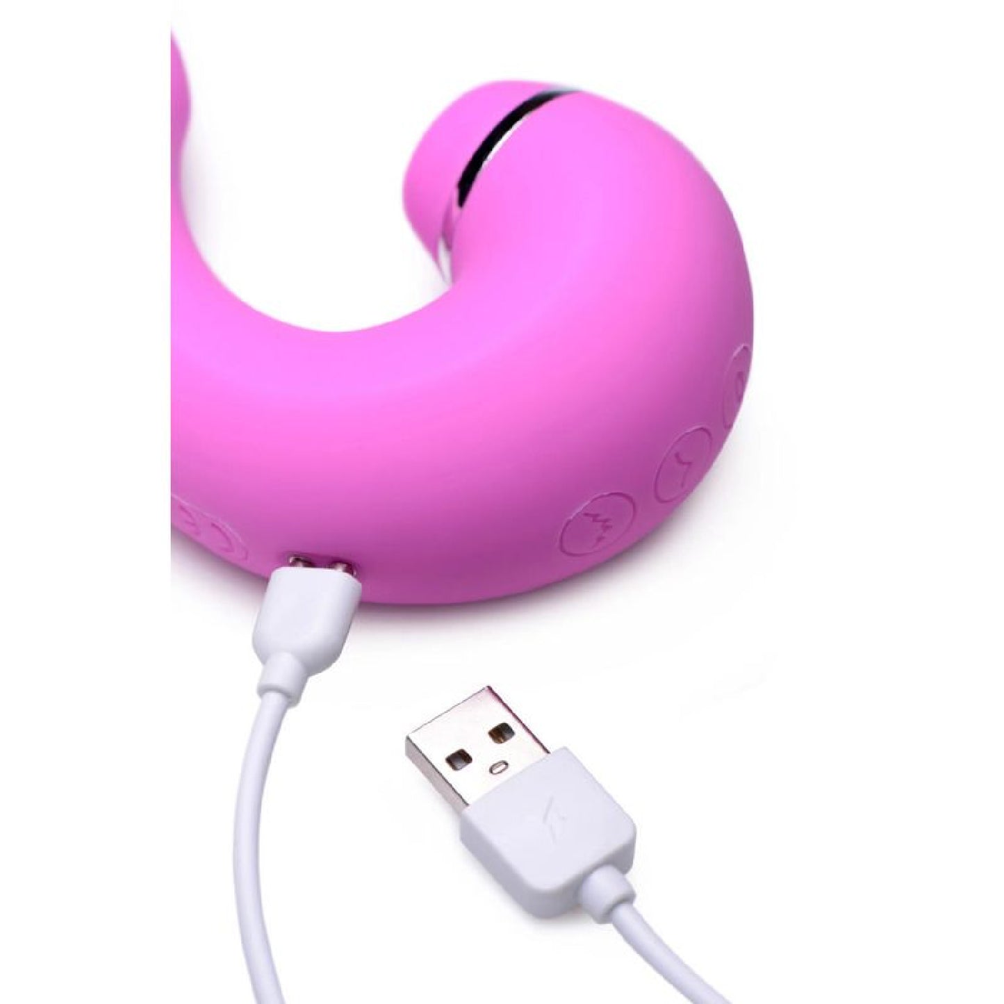 Shegasm 5 Star 10X Tapping G-Spot Vibe w Suction Pink