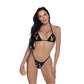 PlayBoy Gold Metallic Bunny 2 Pc Bikini Set