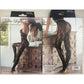 Stella Elyse Chain Veil Tights Black