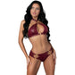 Juno Burgundy Jewel Two Piece Set