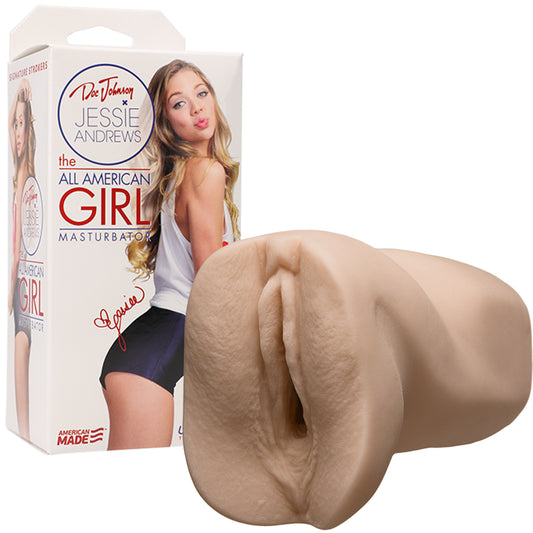 Jessie Andrews 3D UTRASKYN Pocket Pussy Male Masturbator Stroker Sex Toy