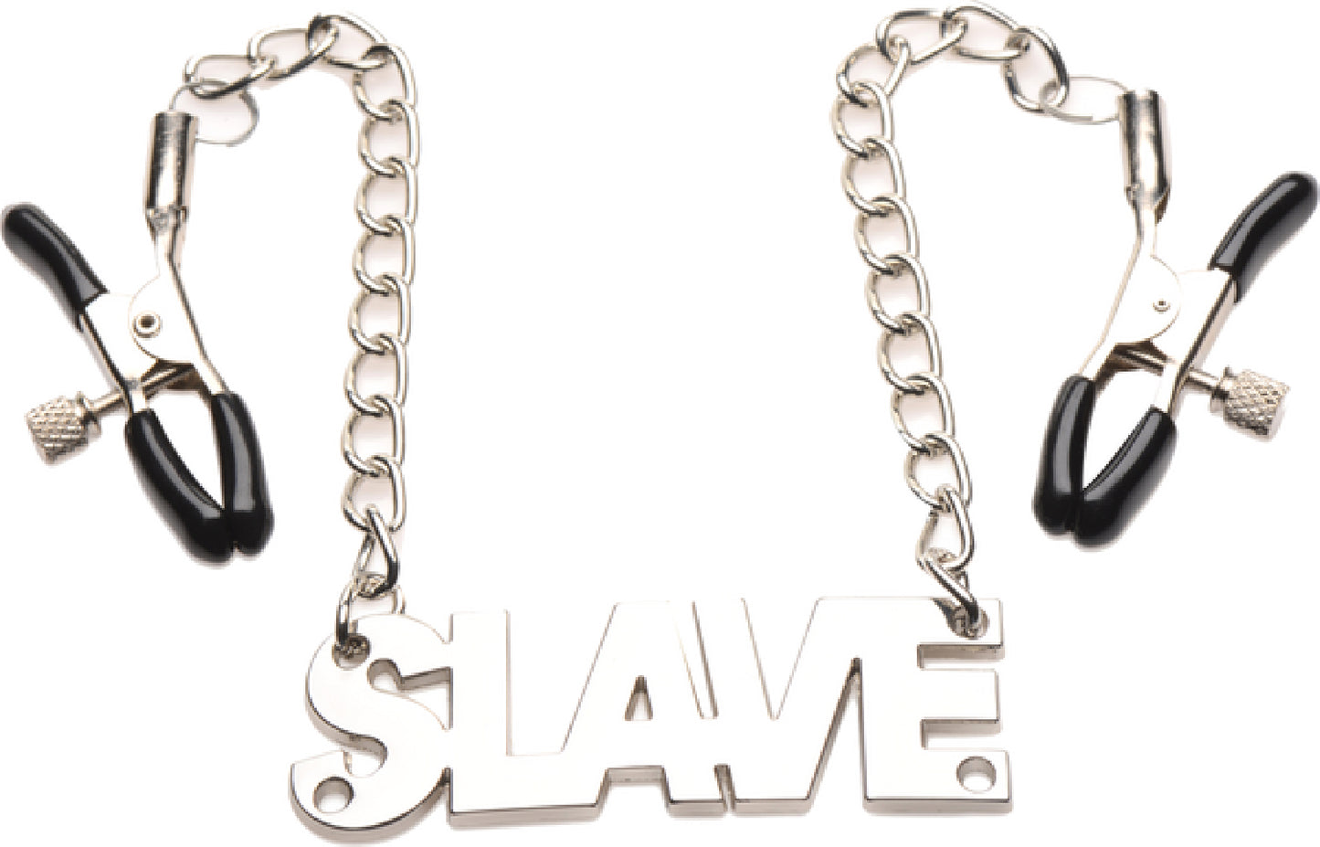 Enslaved Slave Chain Nipple Clamps