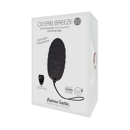 Ocean Breeze Rechargeable Bullet with Remote Black 2.0