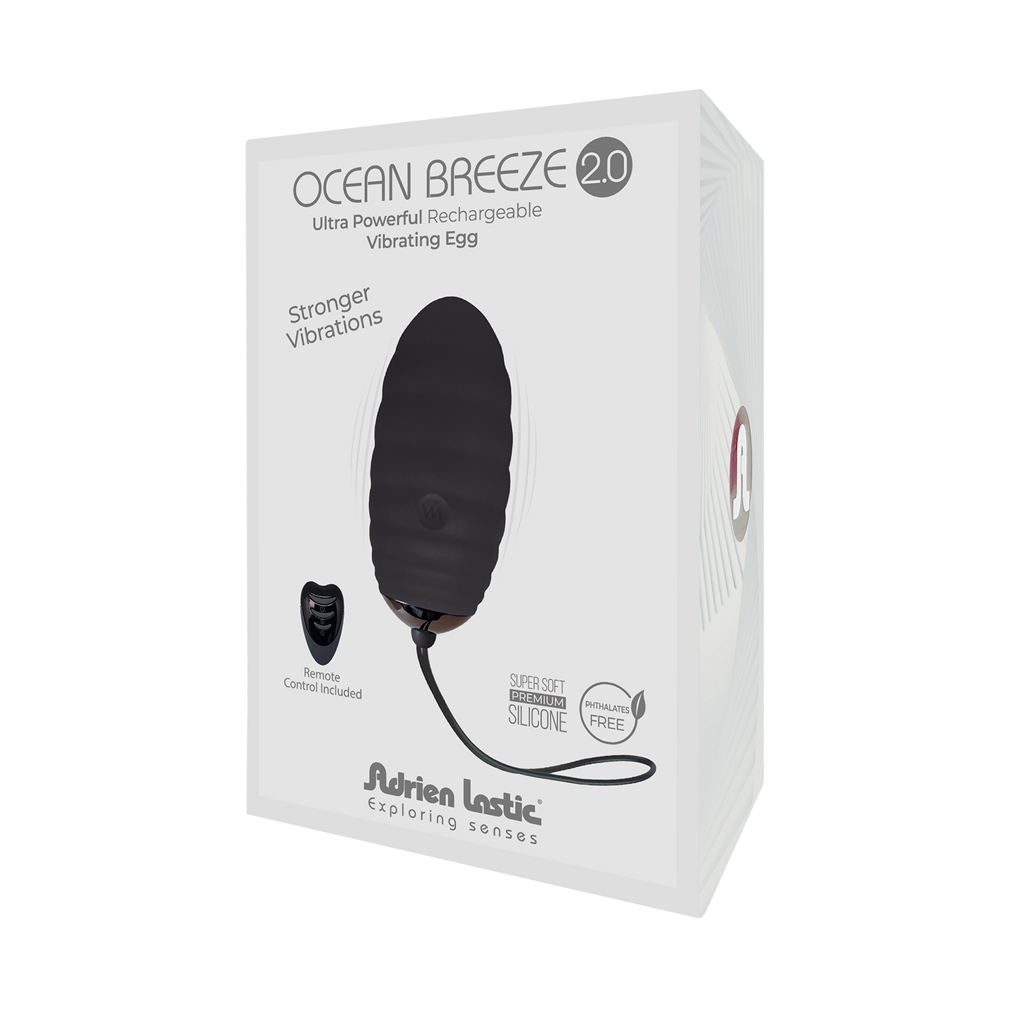 Ocean Breeze Rechargeable Bullet with Remote Black 2.0