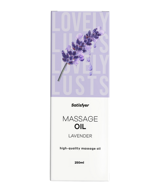Satisfyer Massage Oil, 250ml Lavender