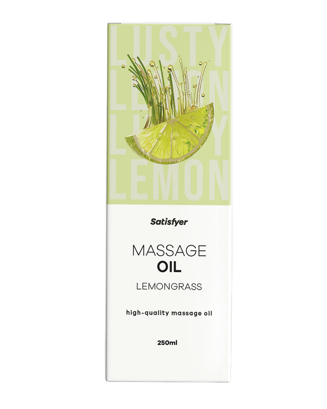 Satisfyer Massage Oil, 250ml Lemongrass