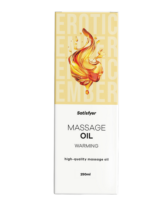 Satisfyer Massage Oil, 250ml Warming