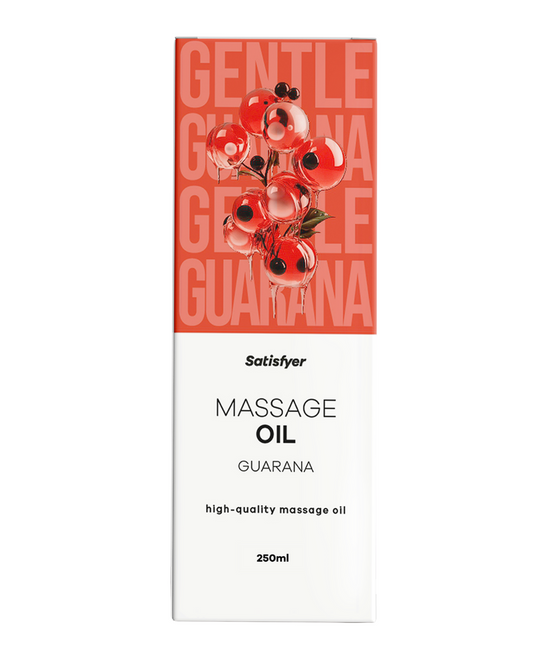 Satisfyer Massage Oil, 250ml Guarana