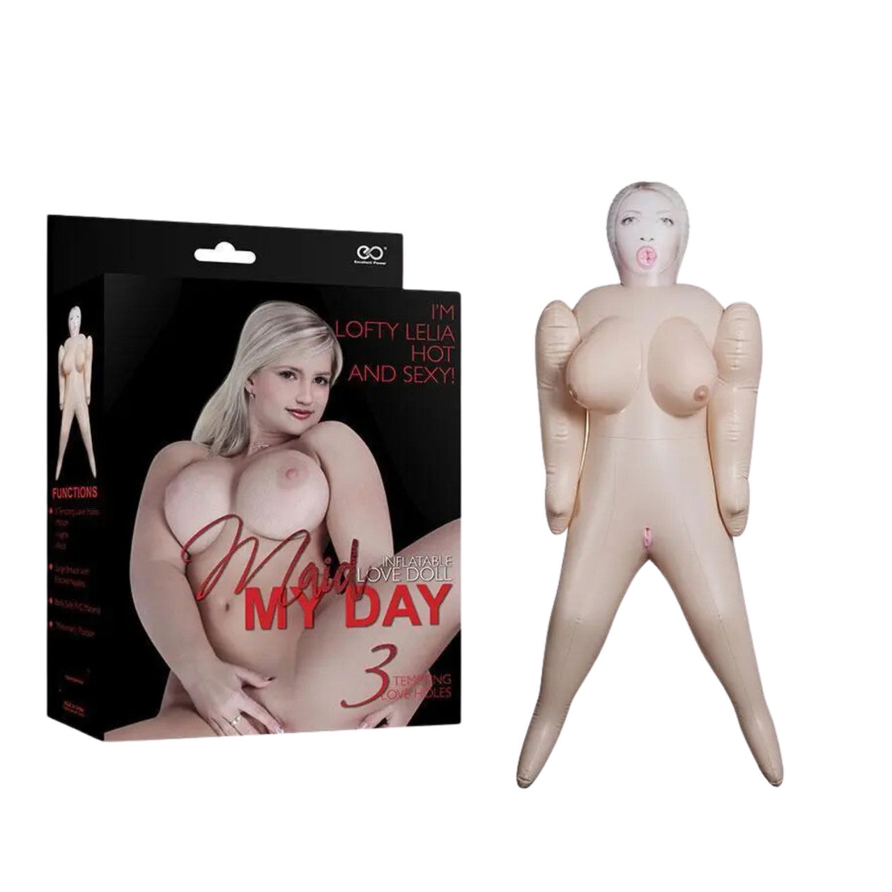 Maid My Day Doll Lofty Lelia Flesh Inflatable Sex Doll