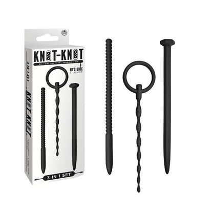 KNOT KNOT SILICONE URETHRAL PLUG SET