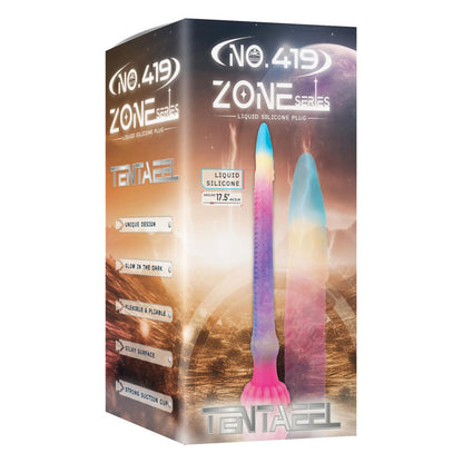 NO.419 ZONE GLOW IN THE DARK 17.5" MONSTER DILDO
