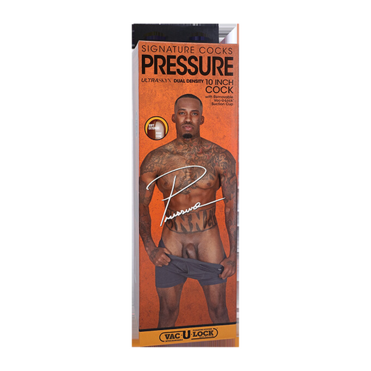 Signature Cocks - Pressure - 10 Inch ULTRASKYN Cock with Removable Vac...