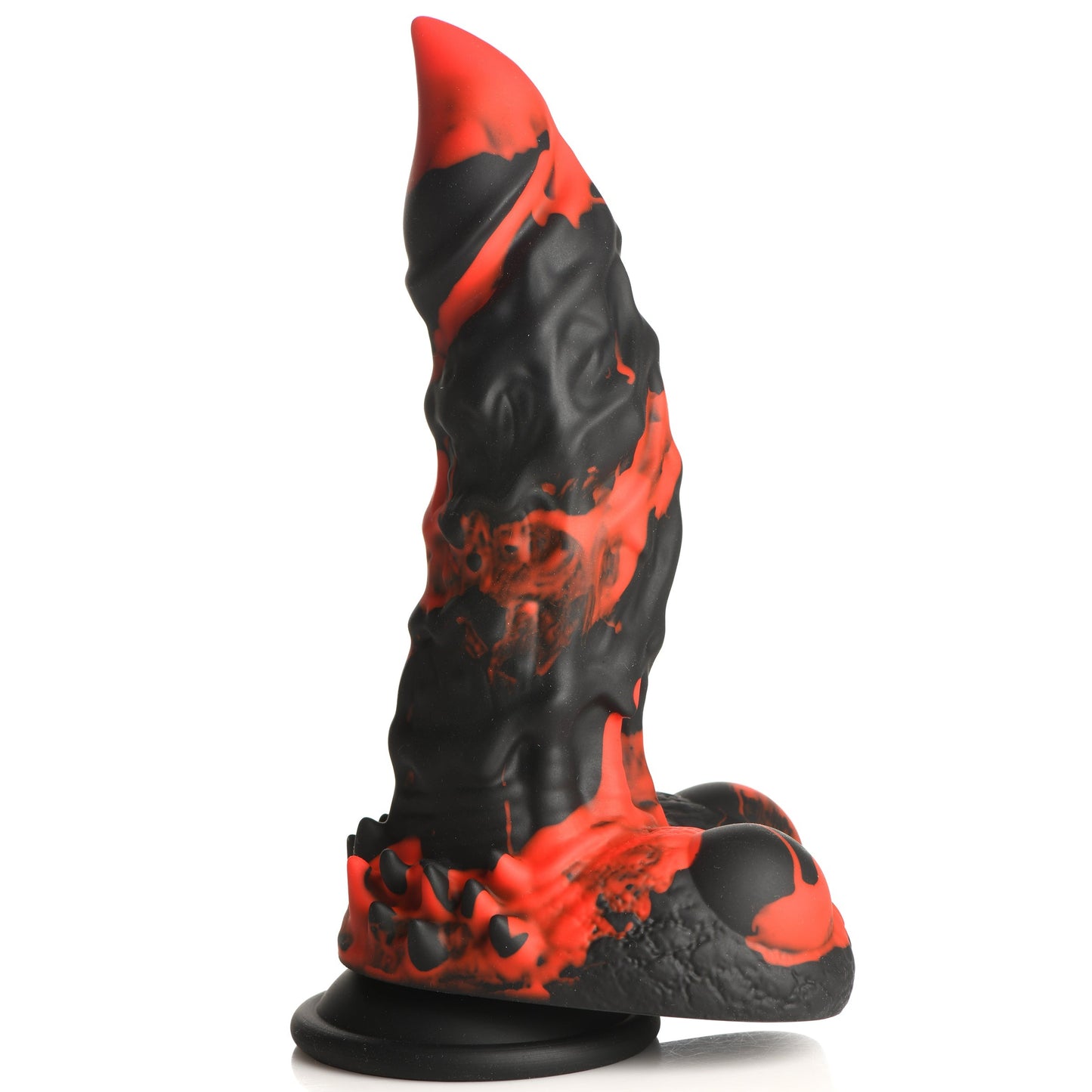 Creature Cocks Fire Demon Monster Silicone Dildo Suction Cup Anal Plug Sex Toy