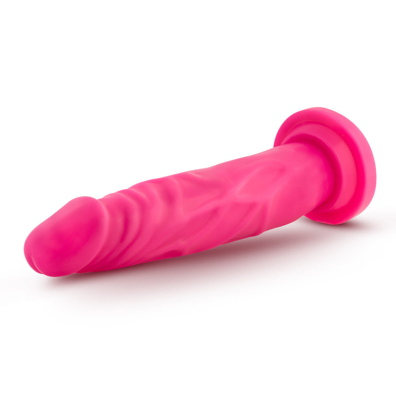 Blush Neo Dual Density 7.5" Cock Neon Dildo Suction Cup Sex Toy