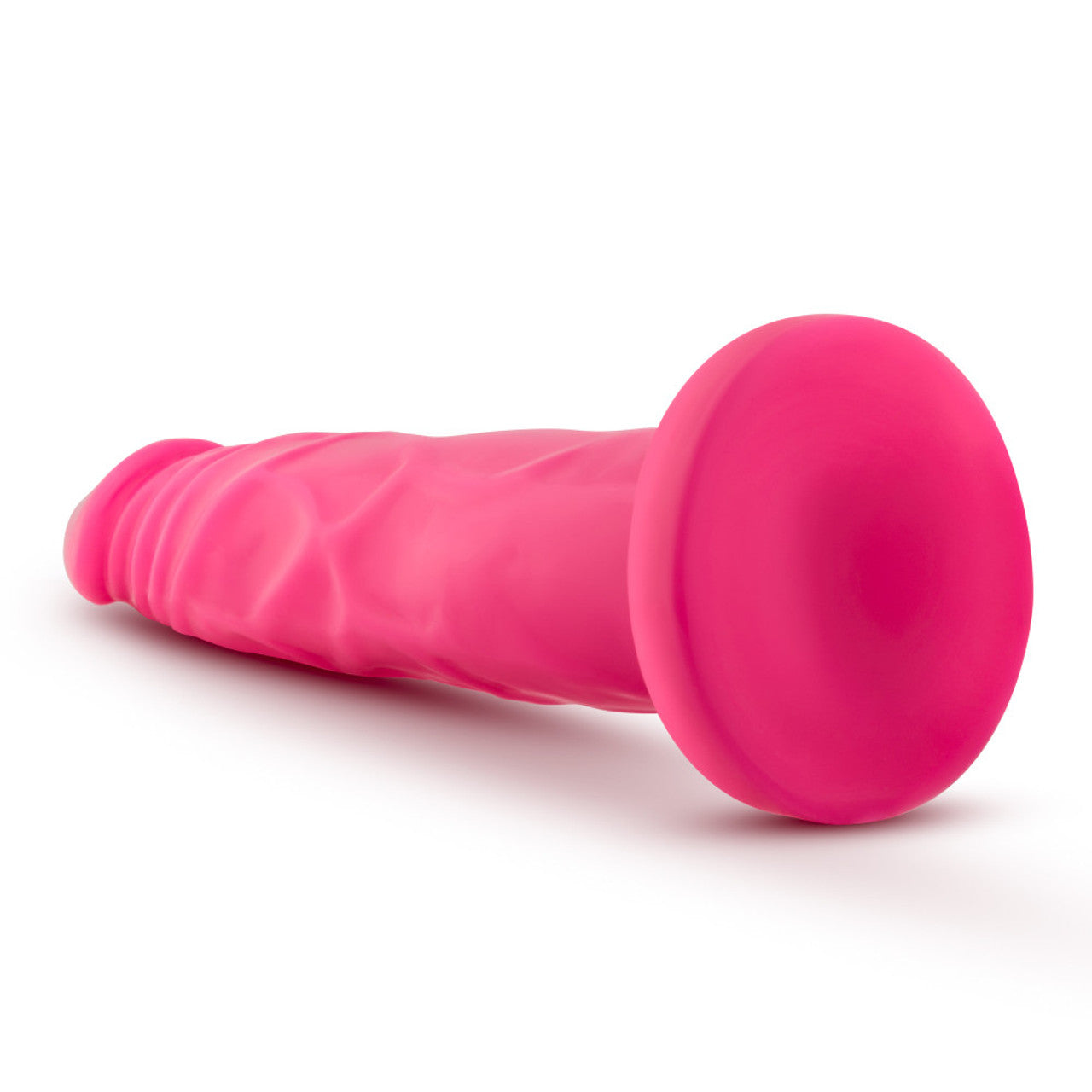 Blush Neo Dual Density 7.5" Cock Neon Dildo Suction Cup Sex Toy