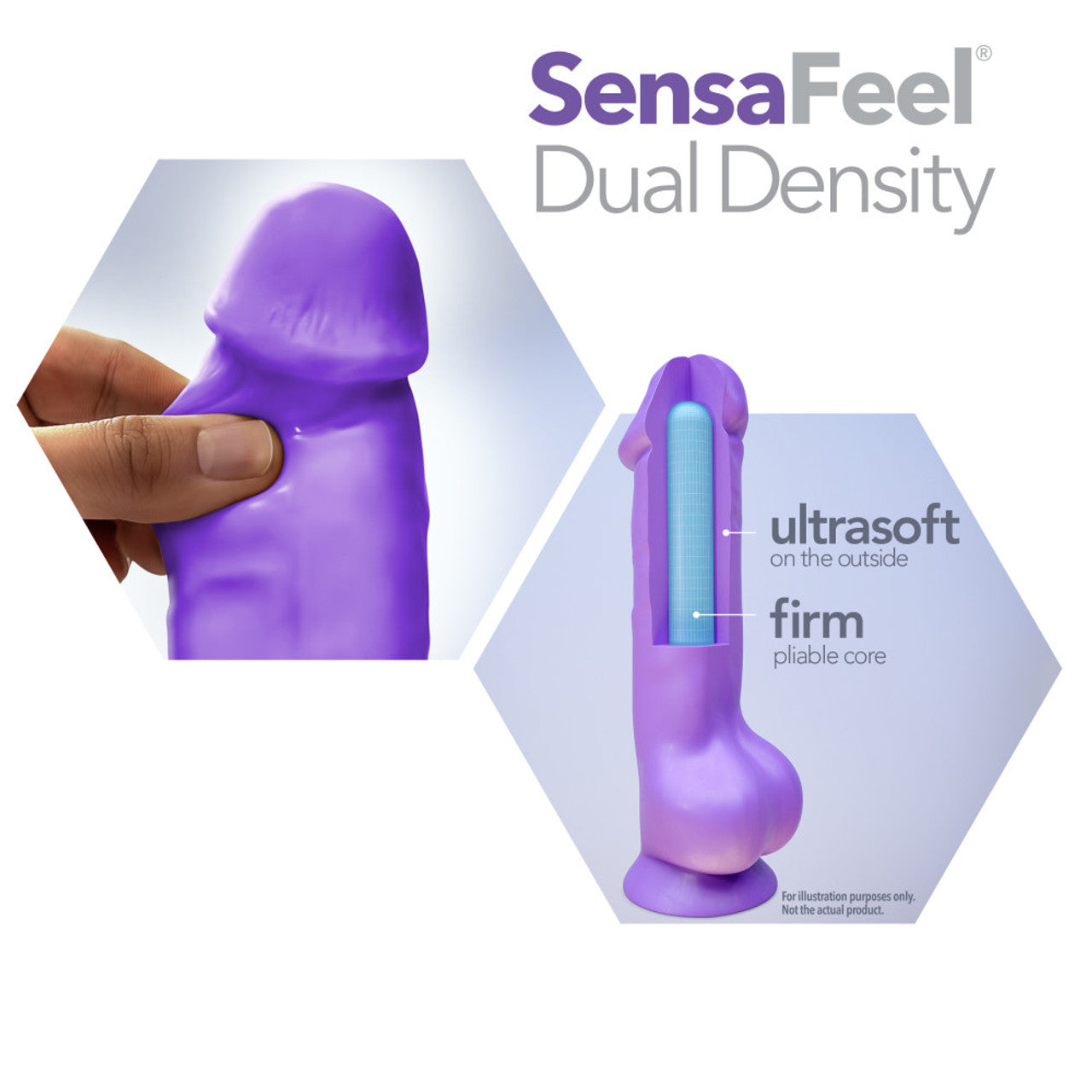 Blush Neo Dual Density Cock Balls 6" Dildo Realistic Dong Sex Toy Neon Green