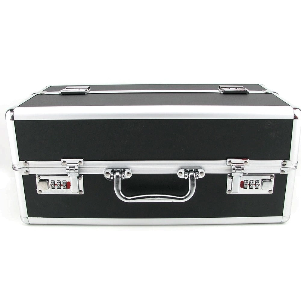 BMS Lockable KEYLESS Vibrator Case Sex Toy Storage Trunk Chest Large Black