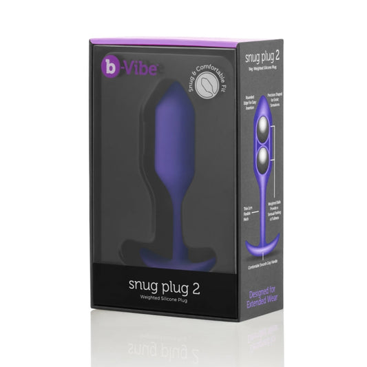 B-Vibe SNUG PLUG 2 PURPLE