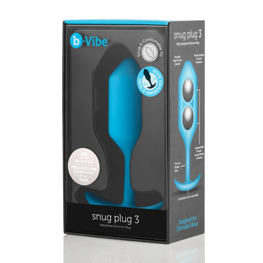 B-Vibe SNUG PLUG 3 TEAL