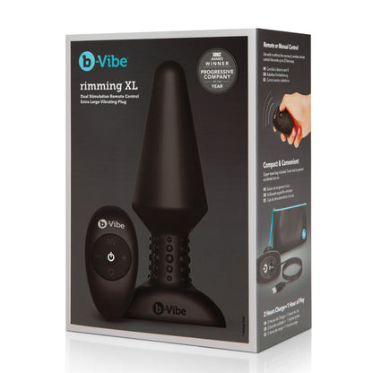 b-Vibe RIMMING PLUG XL BLACK