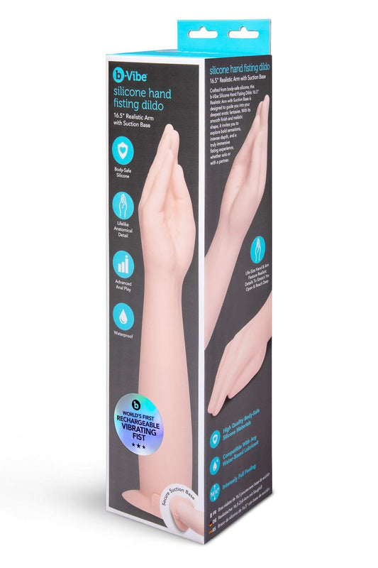 B-VIBE SILICONE HAND FISTING DILDO