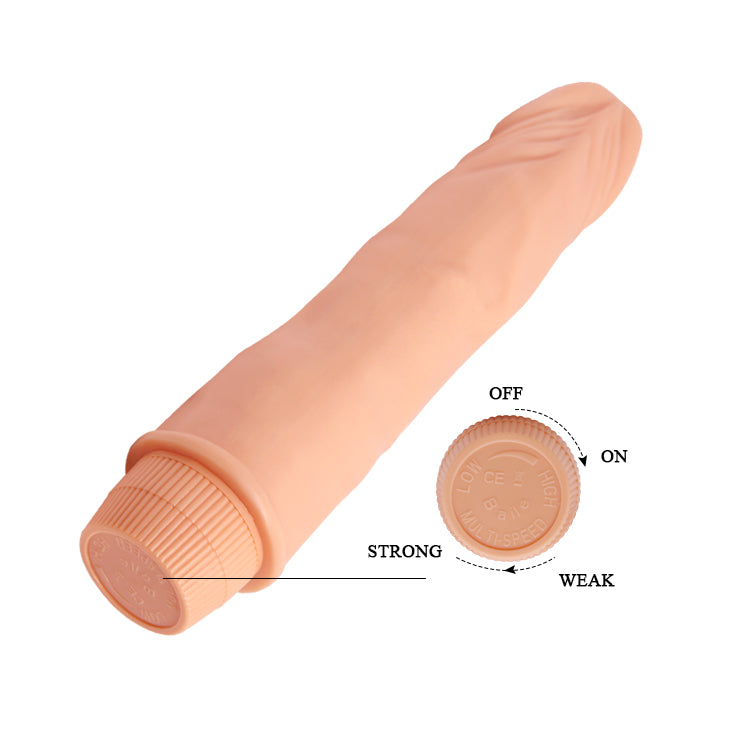 Baile Dwarf 8.3" Realistic Veined Vibrating Dildo