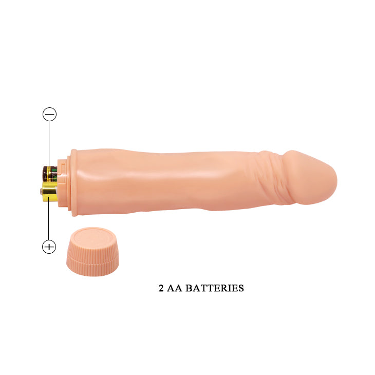 Baile Dwarf 8.3" Realistic Veined Vibrating Dildo