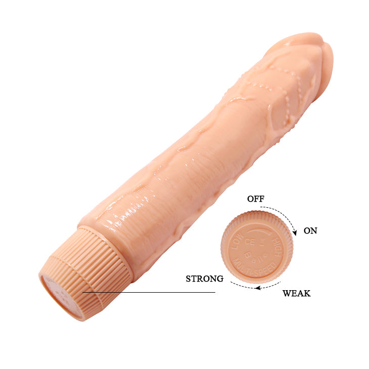 Baile Dybbuk 9.5" Realistic Veined Vibrating Dildo 24cm