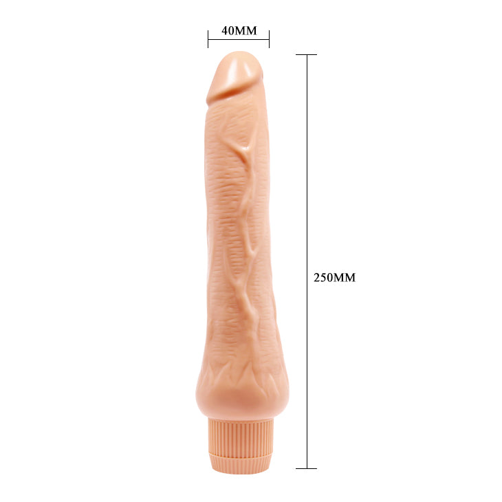 Baile Dryad 9.8" Realistic Veined Vibrating Dildo 25cm