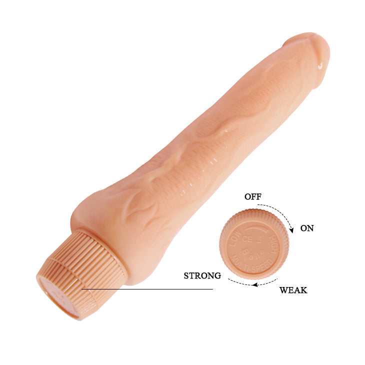 Baile Dryad 9.8" Realistic Veined Vibrating Dildo 25cm