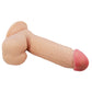 Pretty Love Sliding Skin Dildo 8.1" Realistic Veined Suction Cup Dong Flesh
